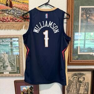 2019 Zion Williamson New Orleans Pelicans Rookie Nike Away Jersey Boys Large